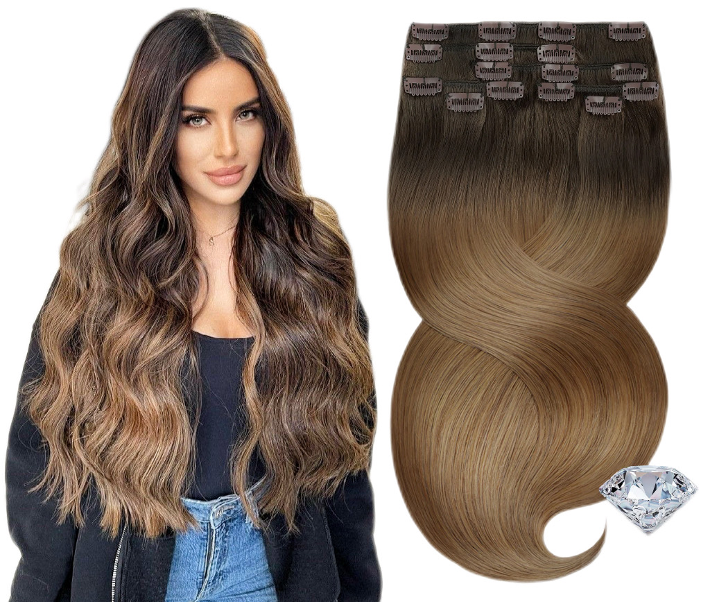 Mini Set Clip-On Ombre #2 #7 - Extensii de par București